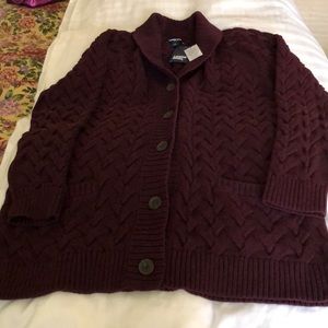 Lands’ End Pure cotton Yarn sweater The Drifter